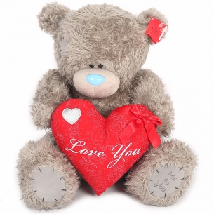 Мишка Teddy с сердцем Love you 71 см ― MyLovin - Интернет магазин профессиональной декоративной косметики