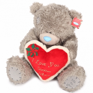 Мишка Teddy с сердцем I Love You Sooo... Much 61 см ― MyLovin - Интернет магазин профессиональной декоративной косметики